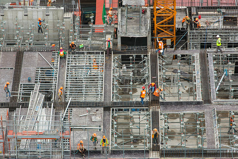 Construction Site Aerial View — Drone Inspection in Cairns, QLD